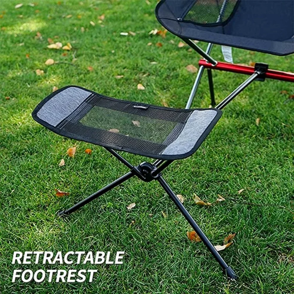 Portable Folding Footrest Leg Rest Camping Chair Kit