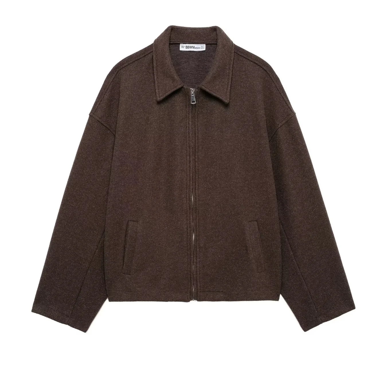 Women's Autumn Winter Woolen Jacket Coats Female Chic Loose Pockets Warm Outwears Women Simple Casual Youth Outerwear Jackets