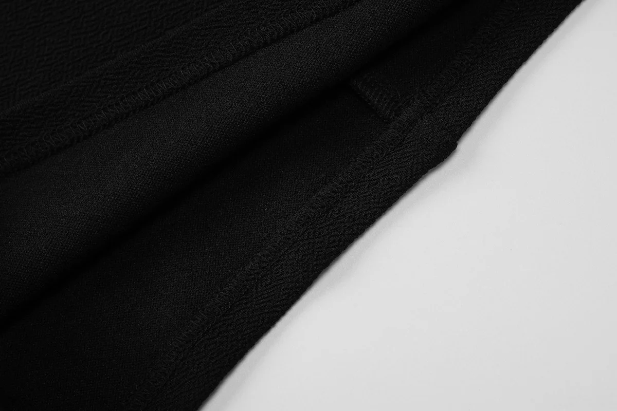 Autumn Fashion Black Mini Dress Female Lace-Up Slim Patchwork High Waist Long Sleeve Sexy Solid Dress Women Bandage Dress