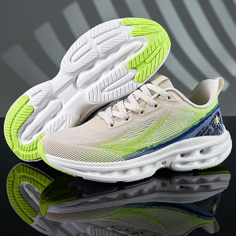 

2023 Men Soft Outdoor Running Shoe Flat Light Summer Breathable Mesh Sneaker Black Sport Footwear Fashion Running Shoes Autumn