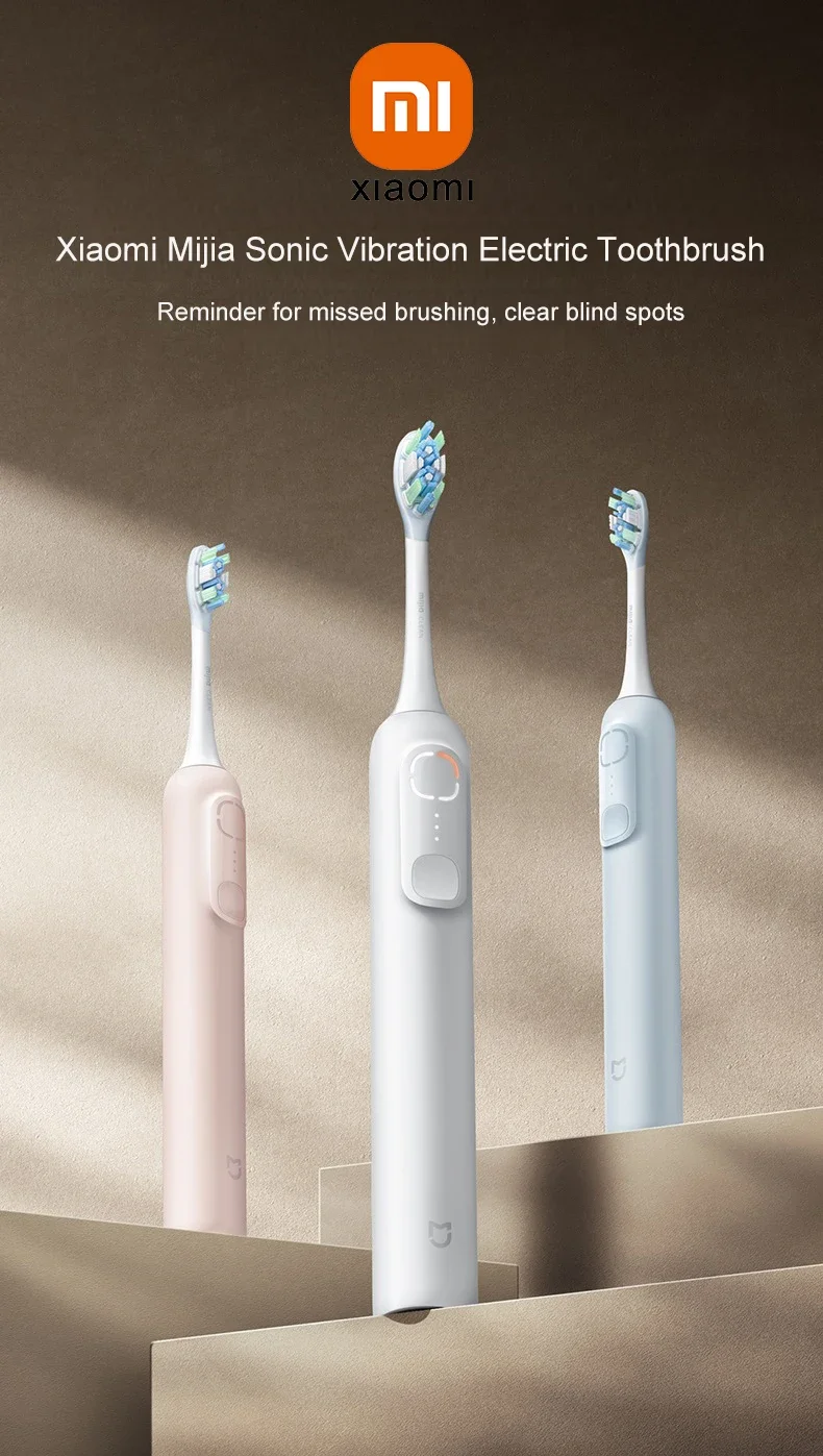 Xiaomi Mijia Sonic Sweep Vibration Toothbrush Smart Memory Electric Tooth  Brush