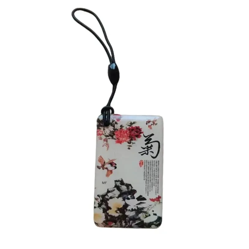 30 Different Patterns Rewritable UID IC 13.56MHz 1K S50 Writable Changeable NFC Keyfobs RFID Waterproof Key Token Tag Card 1Pcs