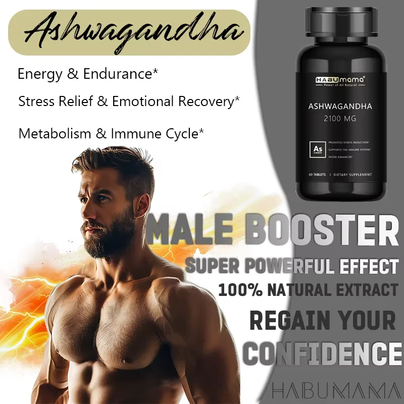 Male enhancing supplement original Ashwagandha tablet enlargement energy supplement anti-oxidation erection capsules for men