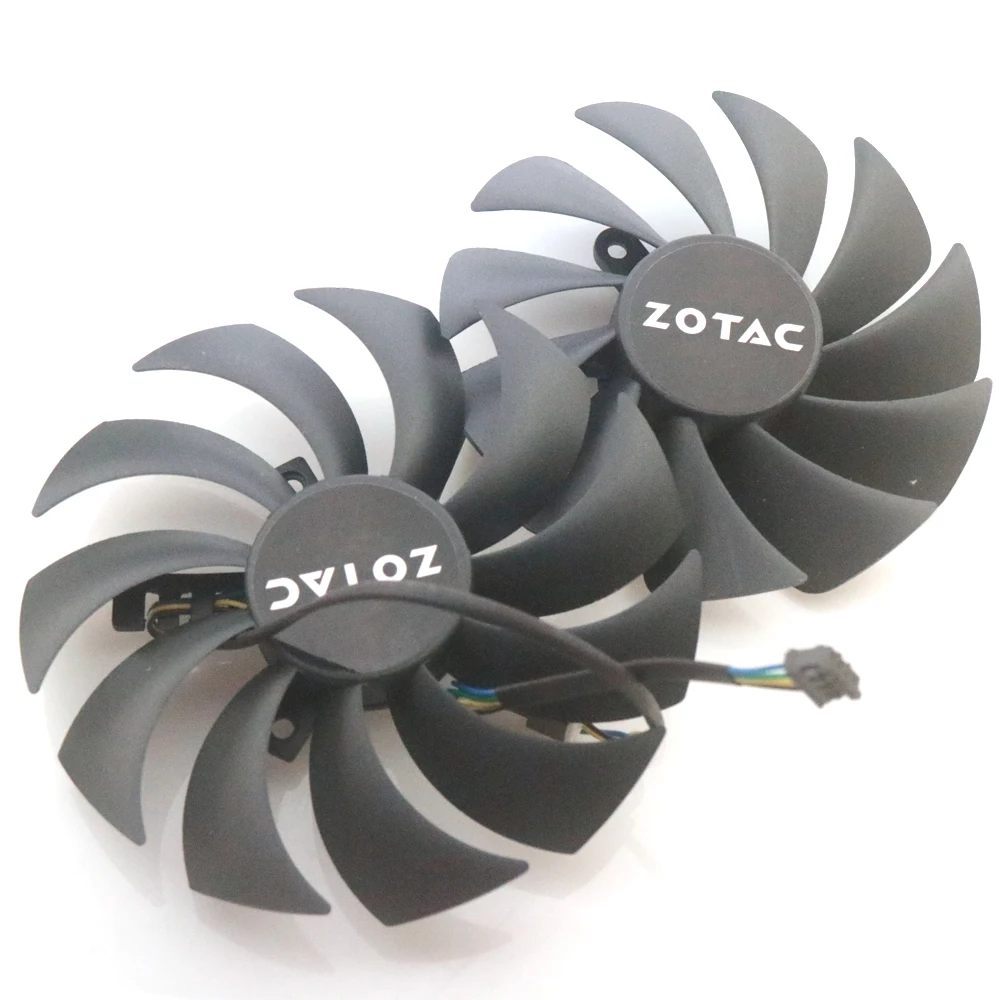 2pcs/lot CFM10012H12SPA 12V 100mm 88mm VGA Fan For ZOTAC RTX3070 8GB Twin Edge Graphics Card Cooling Fan