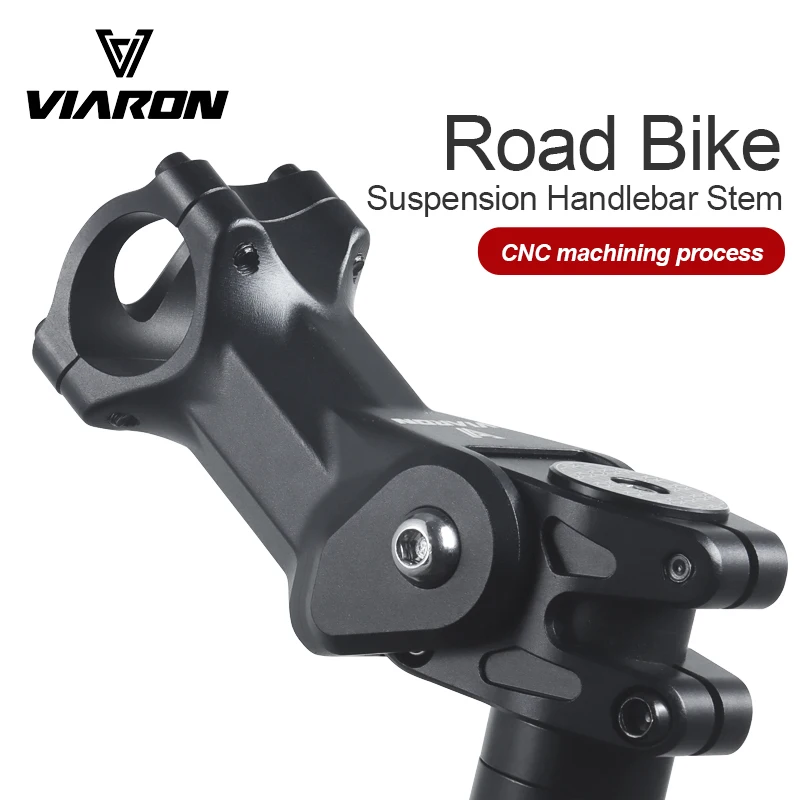 

Viaron-Mountain Bike Shock Absorber, Adjustable Handlebar, Road Bike Stem, Aluminum Alloy Parts, 31.8mm