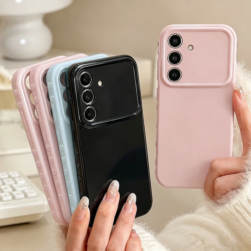Chic Side Love Heart Protective Phone Case