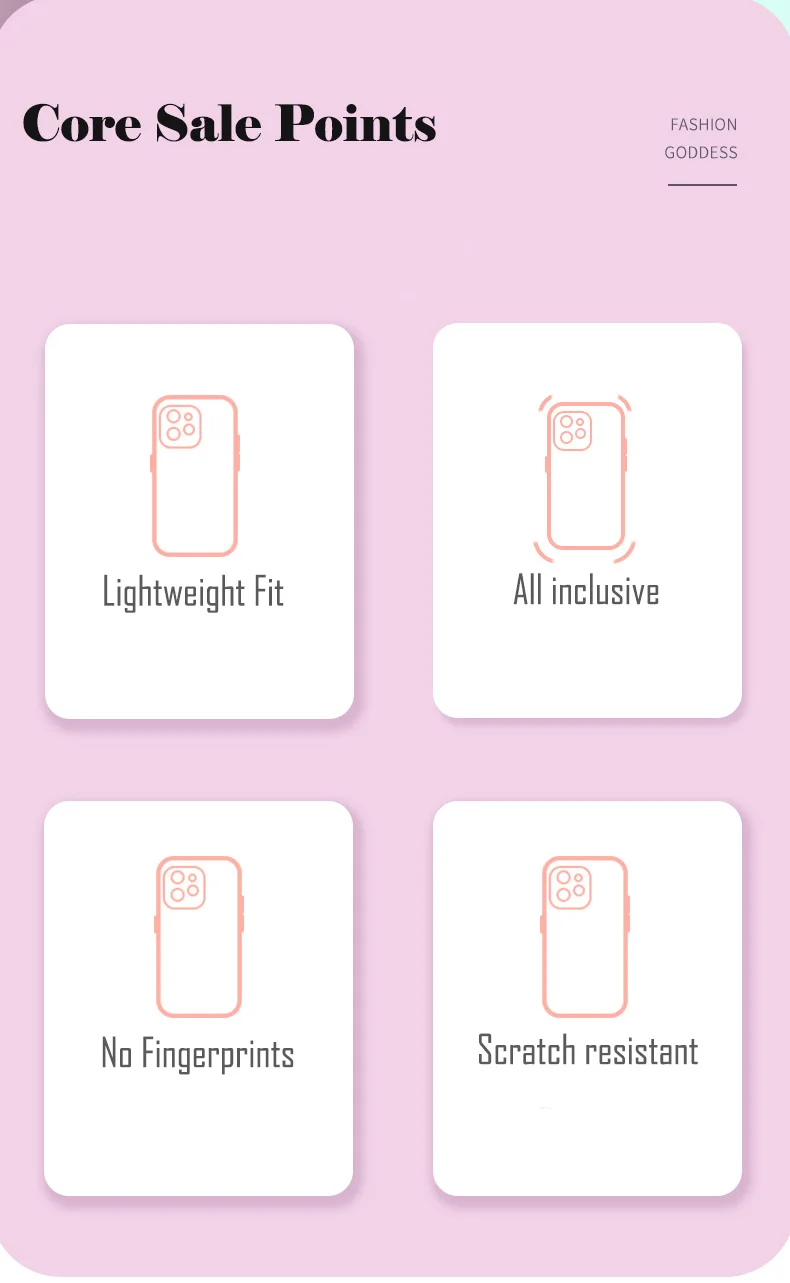 Luxury Square Edge Glossy Plated Phone Case For Oneplus Series_voghion.com