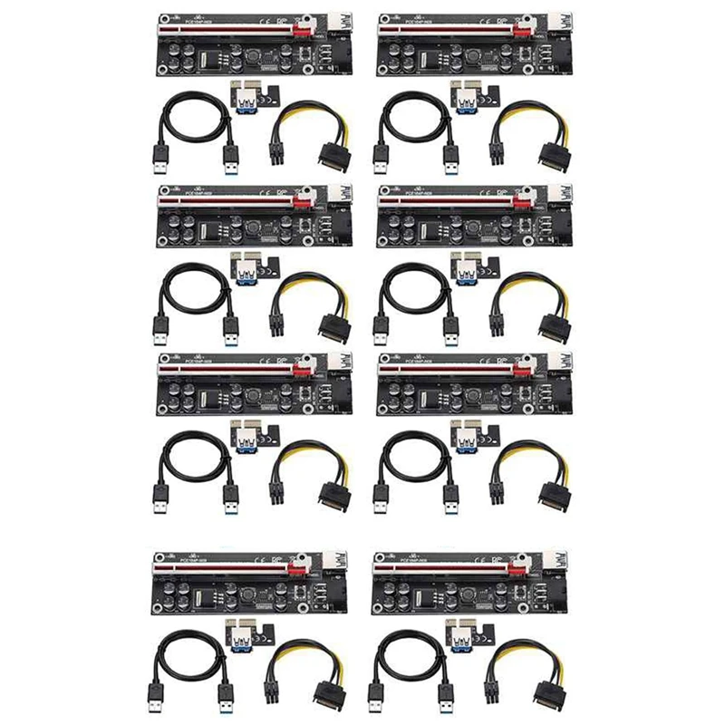 

8 шт., новейшие переходники PCIE/PCI-E с графическим процессором