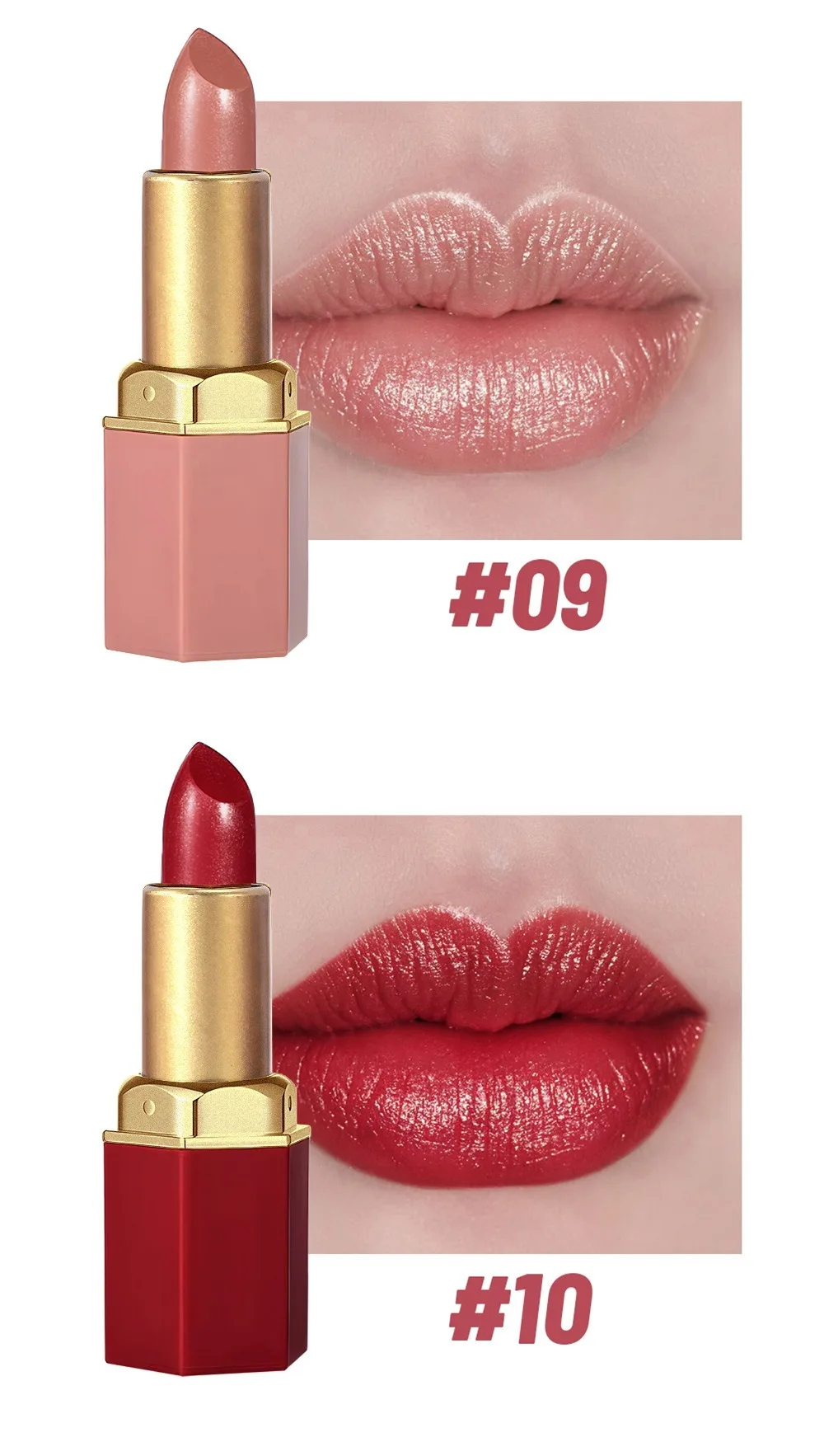 Long Lasting Metallic Lipstick Shiny Glitter Sparkling Lip Gloss_voghion.com