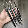 22cm Glamdring Aragorn Narthil Sword Elves Anduril Middle-earth Weapon Metal Katana Samurai Sword Keychain Ornament collections 1