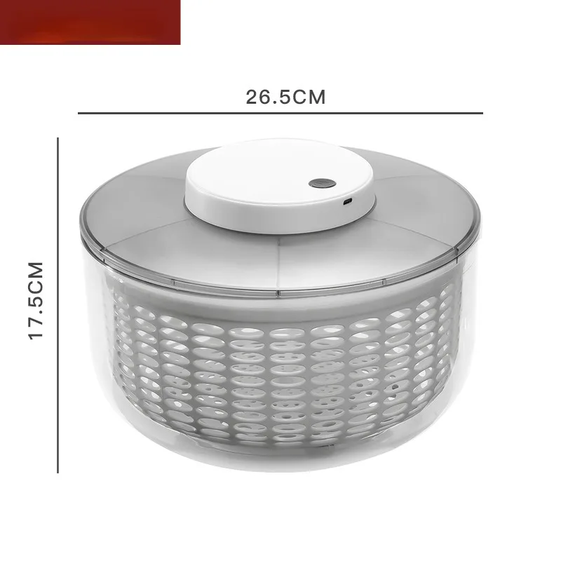Vegetable Dehydrator Electric Cleanse Dryer Strainer Fruit and Vegetable Dry Wet Separation Dehydrator Kitchen Gadgets Products