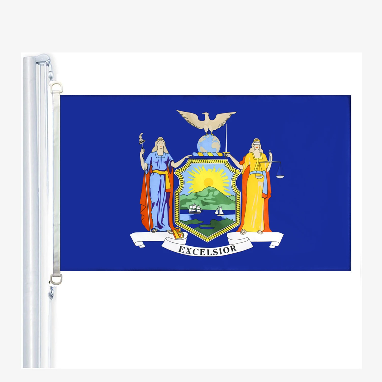 

New York State Flag flags,90 x 150 cm, 100 % Polyester, Digitaldruck