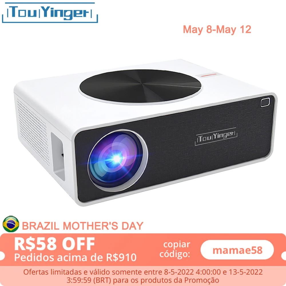 TouYinger Q9 LED Home Cinema 1080P Video Projector Full HD 7000 Lumens ( Android 9.0 Wifi Bluetooth Optional ) LCD Movie Beamer rca projector