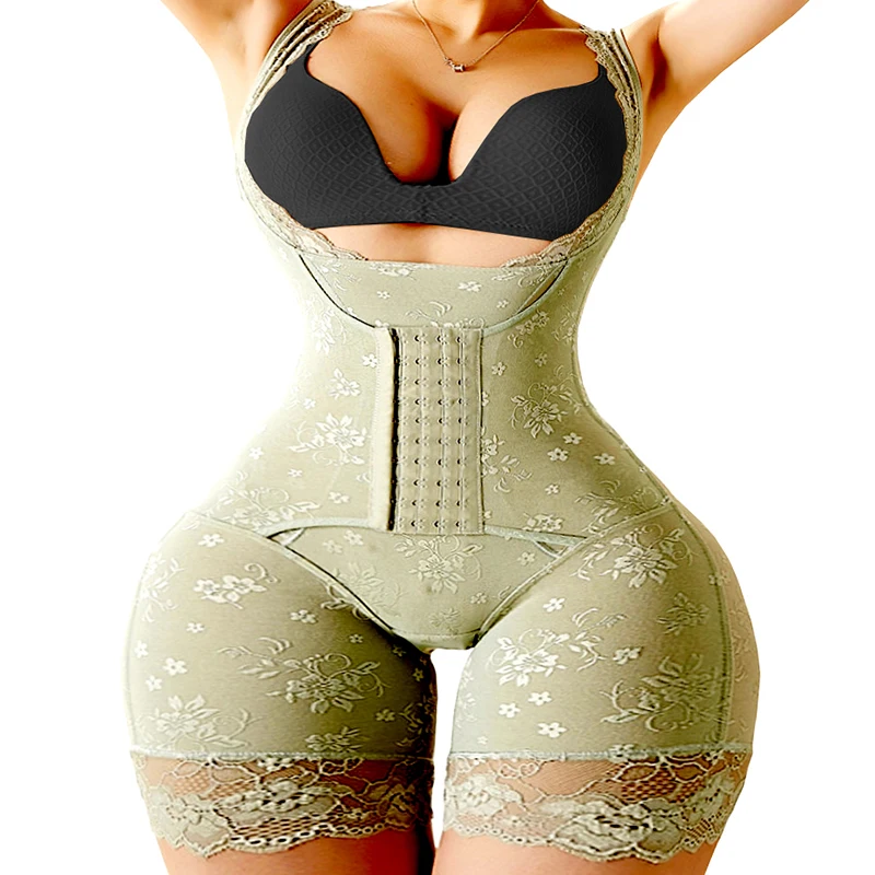 Bodysuit Tummy Control Full Body Shaper Belt Women Dress Corset