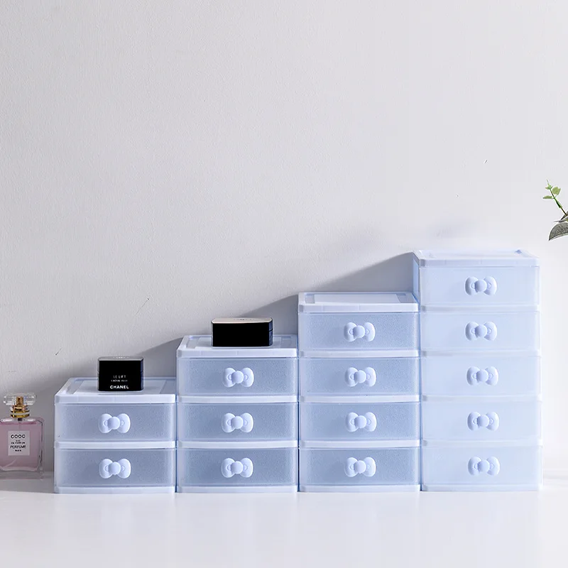 

Desktop Multi-layer Drawer Organizer Hair Accessories Jewelry Miscellaneous Storage Box Cute Cosmetics Storage Box