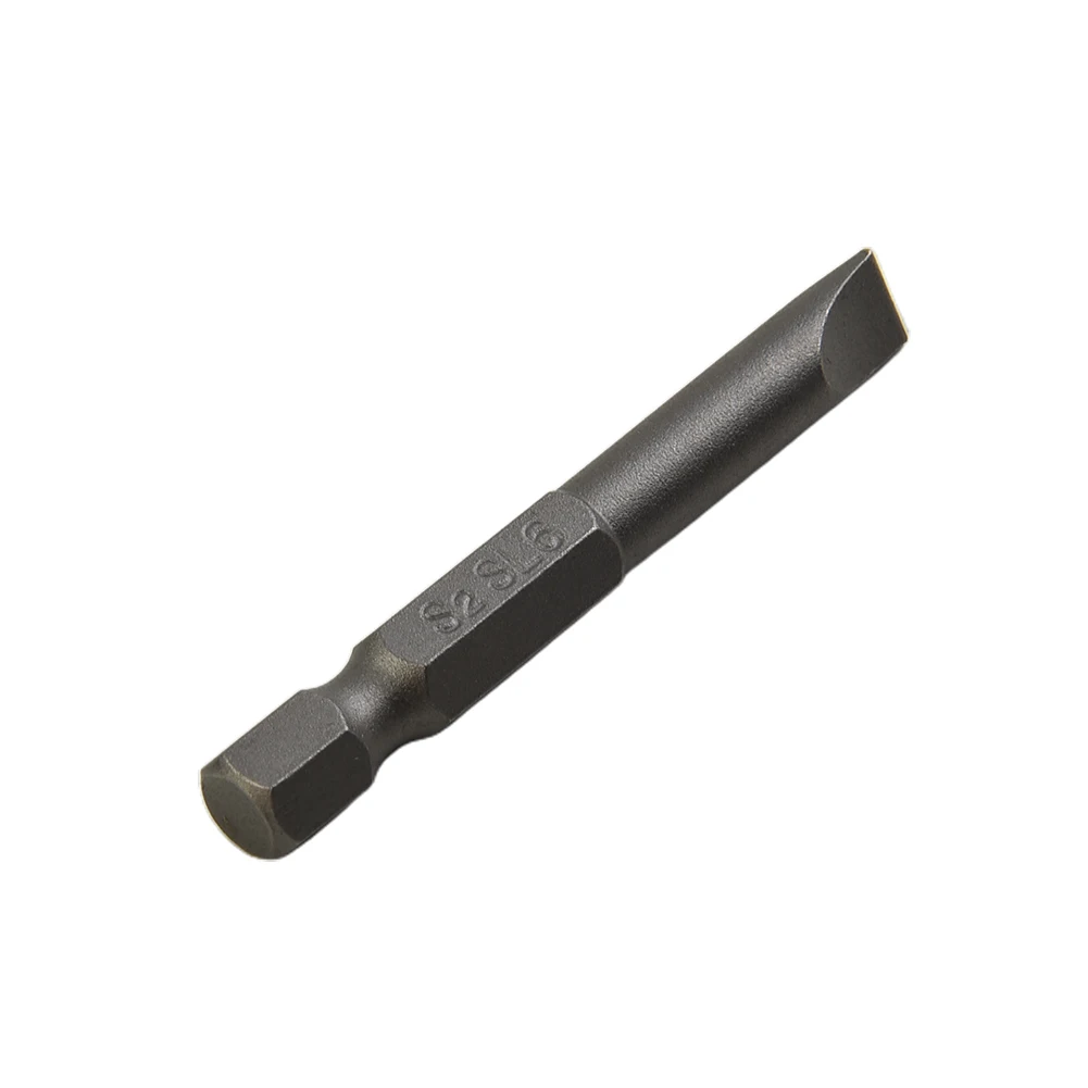 

6pcs/set 50mm Flat Head Slotted Tip Magnetic Screwdrivers Bits 2.0-6.0mm Driver Bits Hand Tools Screwdriver Drill Bit