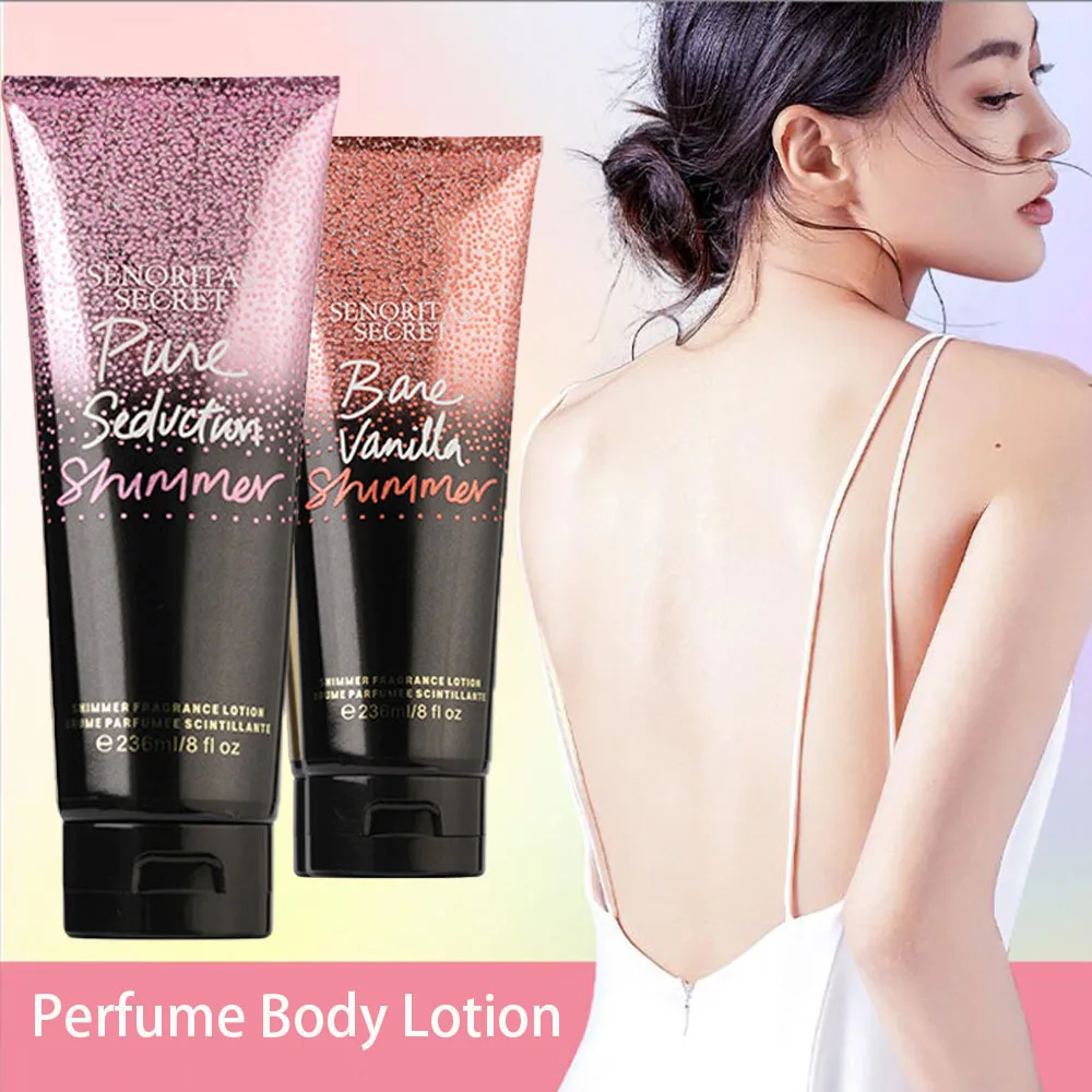 

236ml Perfume Body Lotion Brightening Moisturizer Body Care Rose Body Lotion Improve Dry Rough Sandalwood Nourishing Skin Care