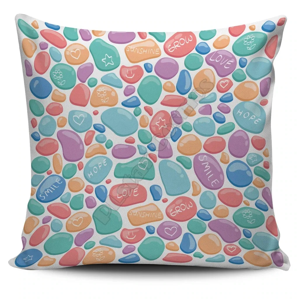 

Rock Garden Pillow Cover Pillowcases Throw Pillow Cover Home Decoration Double-sided Printing