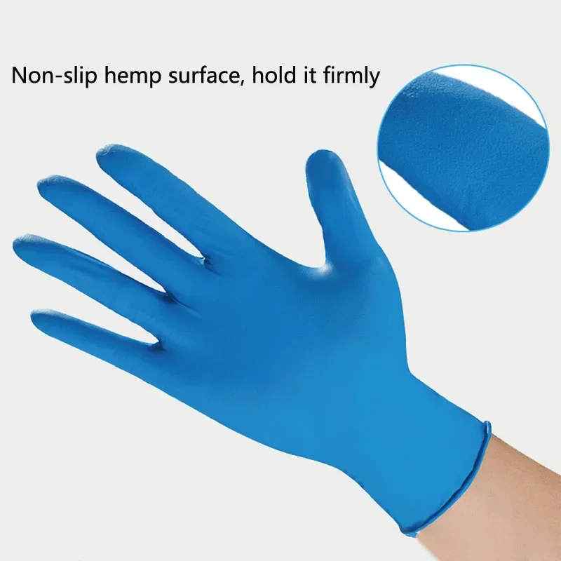 Biosharp 100pcs Laboratory Special Nitrile Gloves/removable Non-slip Gloves Scientific Research Disposable Protective Gloves