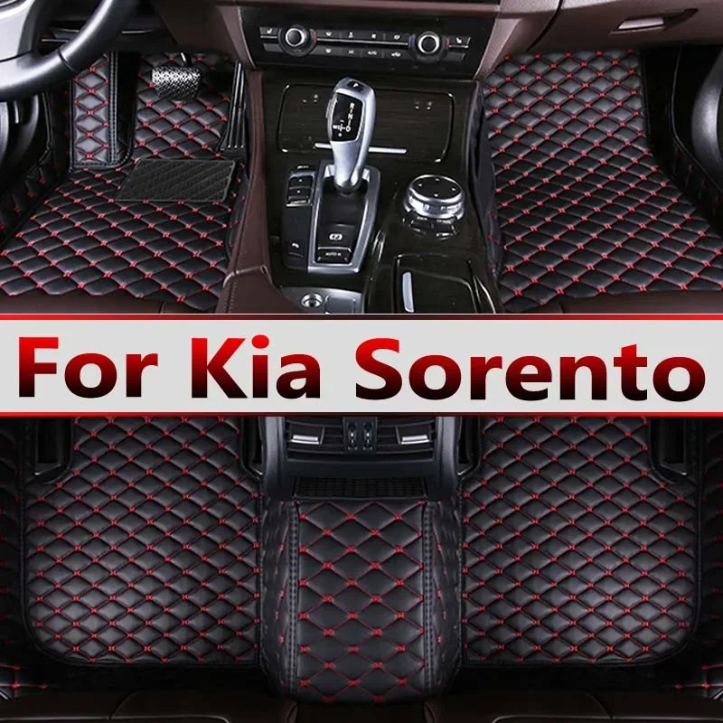 

Автомобильные коврики для Kia Sorento (пять сидений), 2009, 2010, 2011, 2012, индивидуальные автомобильные подкладки для ног, аксессуары для интерьера
