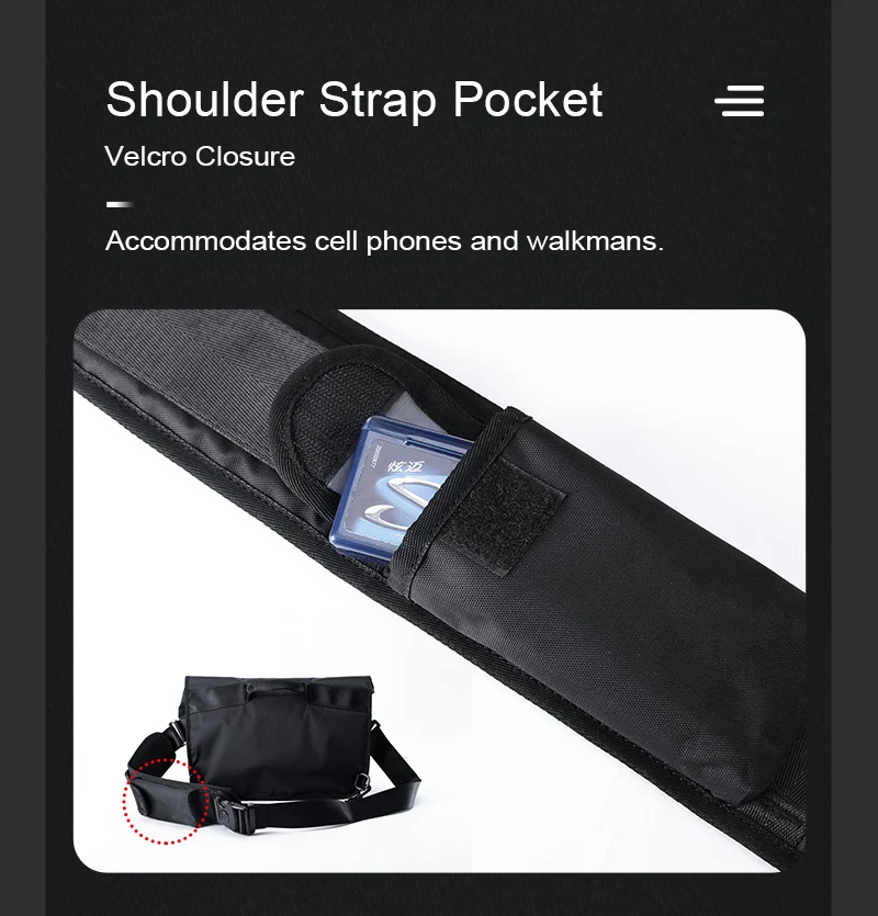 MOYYI Stilvolle Messenger Bags Outdoor-Reisen Sport Umhängetasche Hochwertige große Kapazität 14-Zoll-PC-Umhängetasche für Teenager – Detail 8