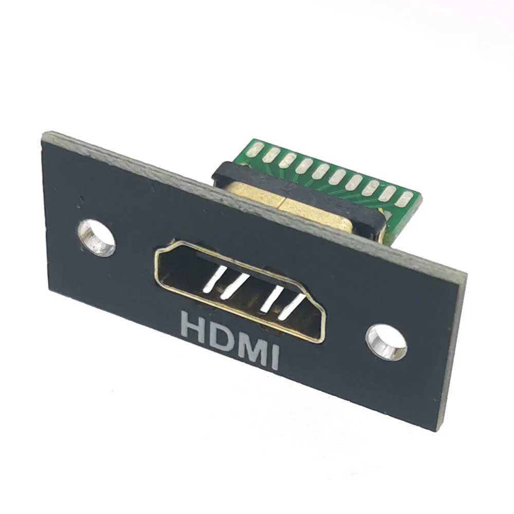 

1pcs Compatible-HDMI Female Test Board with Screw Fixing Hole 19Pin 19P Connector Socket Port with PCB Test Board Solder Type A