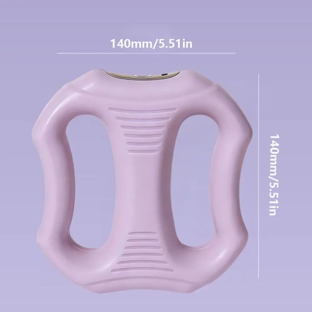 휴대용 근막 마사지 링 USB 충전식 속도 조절 가능 전기 바디 마사지 기계 무선 벨트 포함