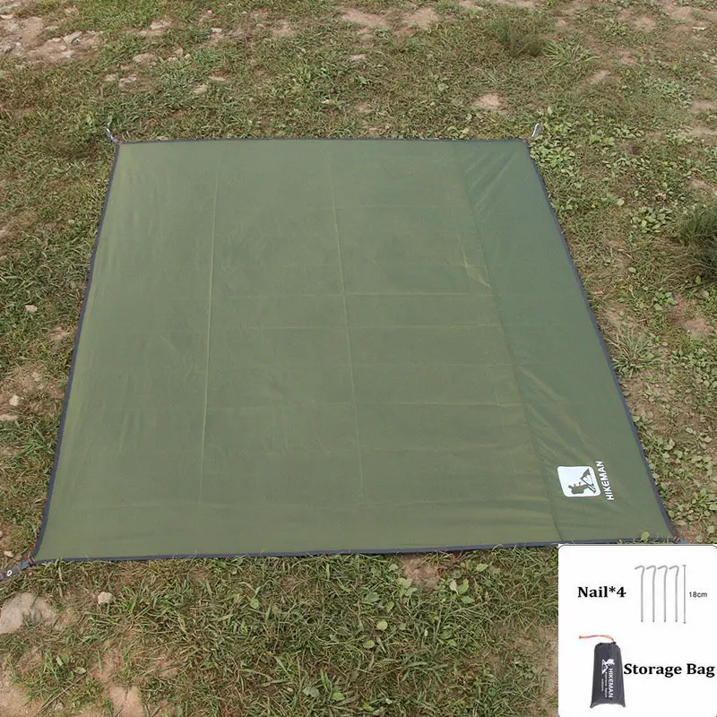 

210*210cm Camping Wear-resistant tent Mat Ultralight Footprint Waterproof nylon Picnic Beach Blanket Camping Outdoor Tent Tarp