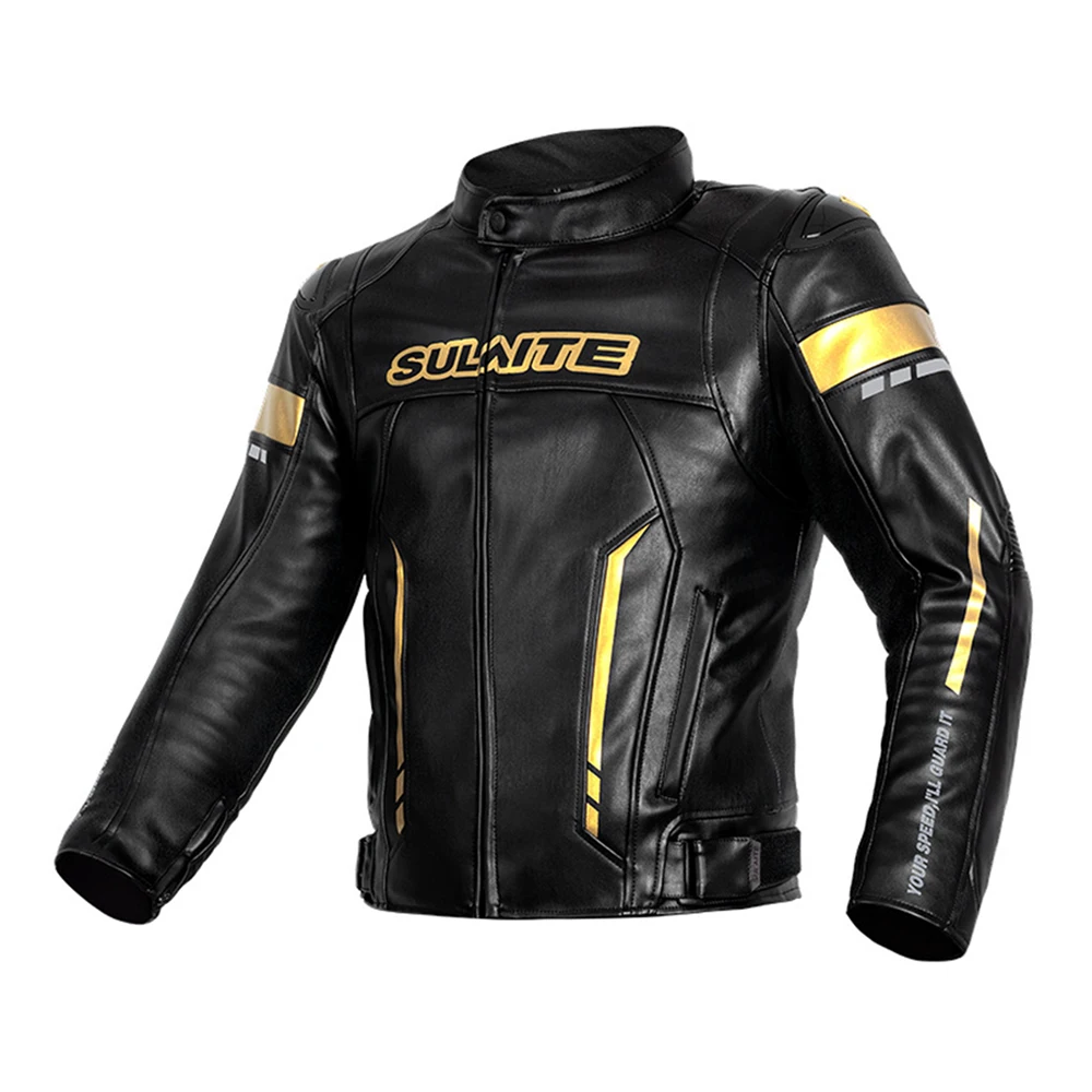 

Waterproof Motorcycle Jacket Men Moto Riding Racing Jacket PU Leather Moto Jacket Body Armor Protective Gear Motocross Jacket