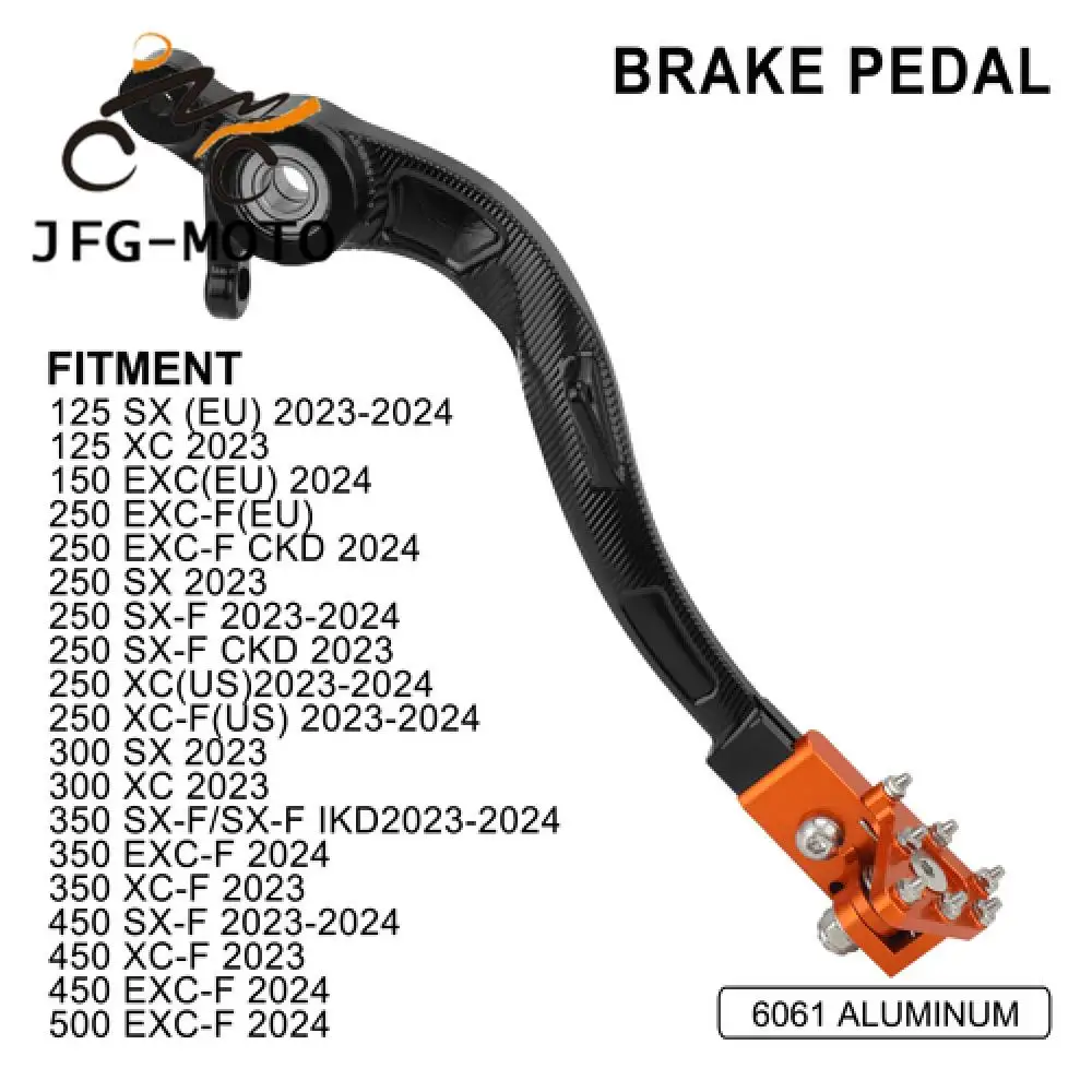 

Motorcycle Accessories Brake Foot Pedal Aluminum Brake Lever for KTM 125 300 XC 250 300 SX 350 XC-F 2023 350 450 500 EXC-F 2004