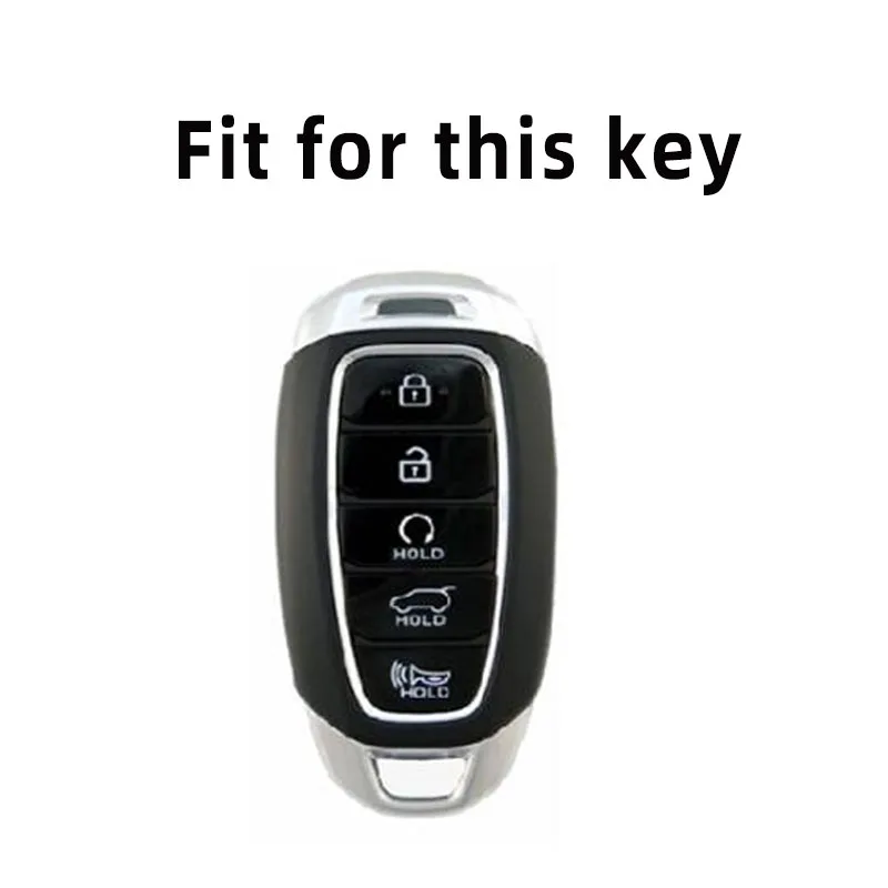 5 Buttons Car Key Case Cover Shell Fob For Hyundai Creta I20 I30 IX35 IX25 Elantra Grandeur Accent Solaris Sonata Palisade Kona