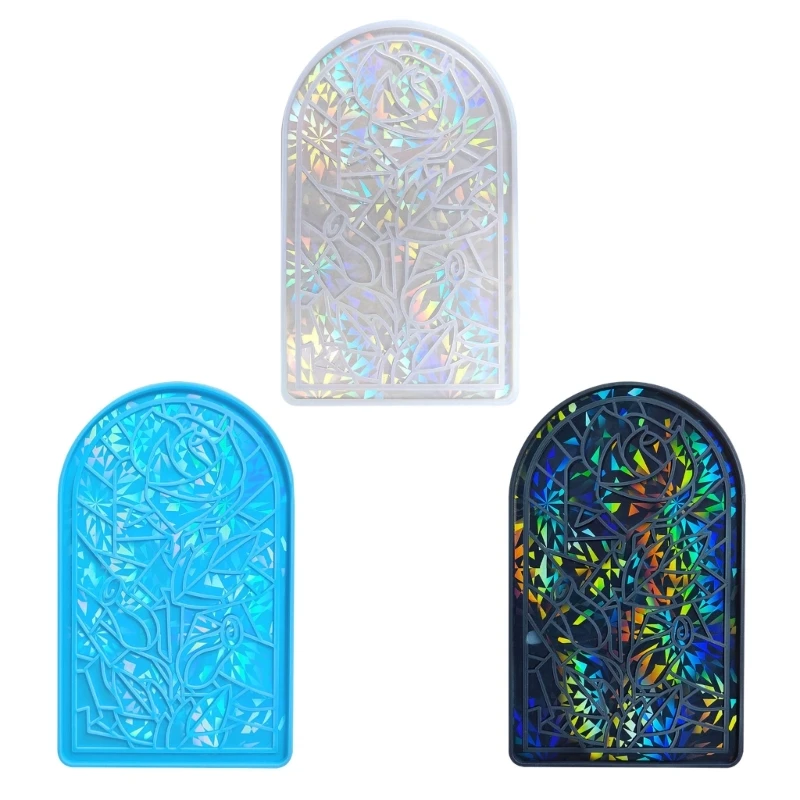 

Голографическая форма для орнамента в виде розы, сделай сам, кристаллические формы для эпоксидной смолы, бетонная штукатурка,