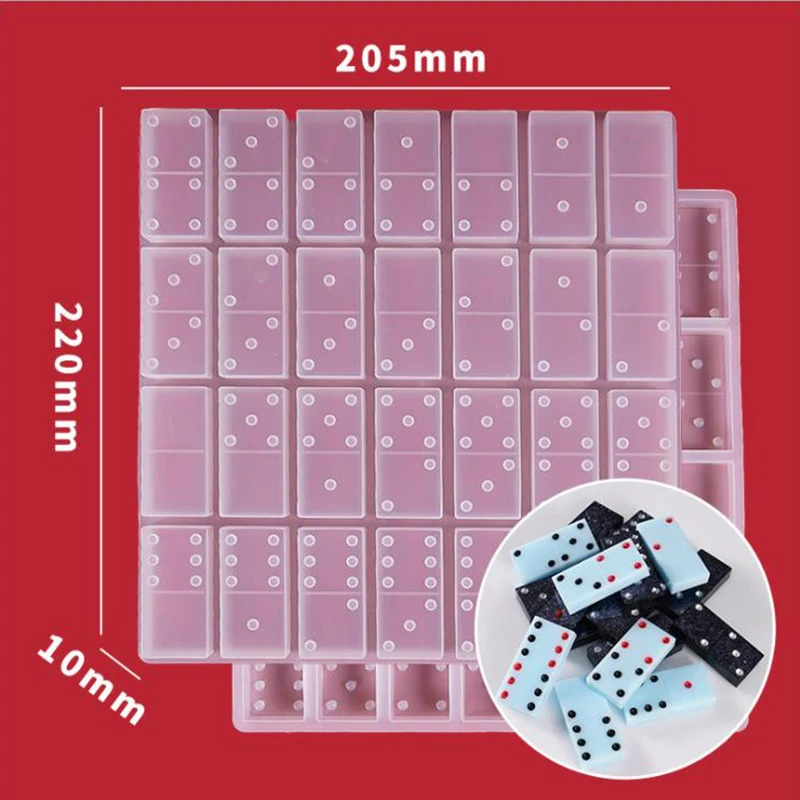 Silicone Dominoes Game Mold 2