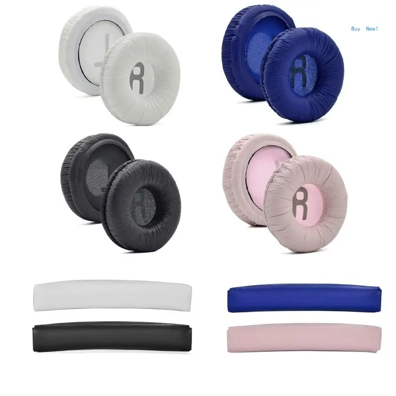 

Comfortable Earpads forJBL JR300 T450BT T500BT Tune600 Headset Earmuffs Memory Foam Headphone Repair Part