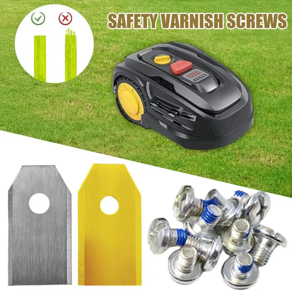 12/36Pcs Lawnmower Blade For Segway Navimow I105E I108E H500E Universal Robot Lawn Mower Blade Replacement Accessory With Screws