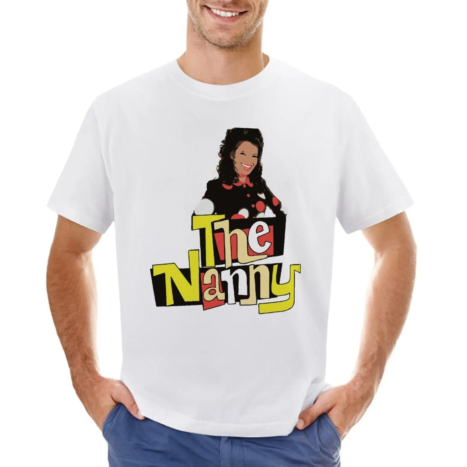 

The Nanny 1990s 90s Retro Vintage T-Shirt funnys customizeds tops t shirts for men