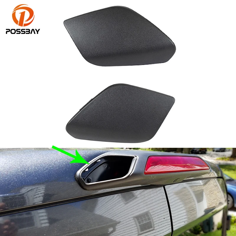 

1 Pair Car Third Brake Light Lamp Trim Matte Black Cover for Ford Transit 2018 2019 2020 Accessories JK4Z13A613AE JK4Z13A613AF