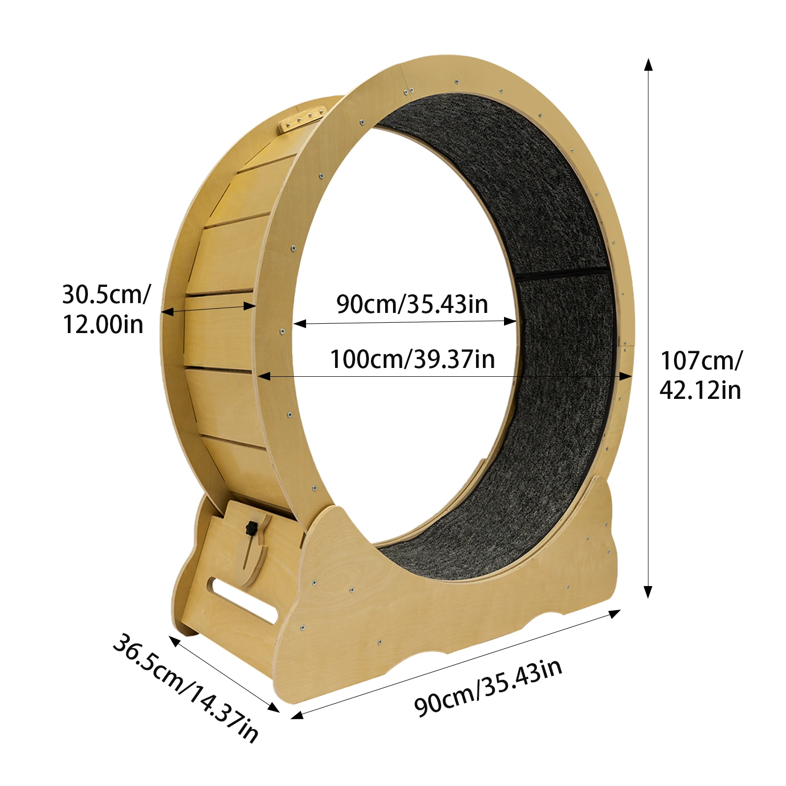 Cat Exercise Wheel, Running Wheel for Indoor Cats, Cat Hamster Wheels,Cat Gifts for Lovers,Health, Loss Weight