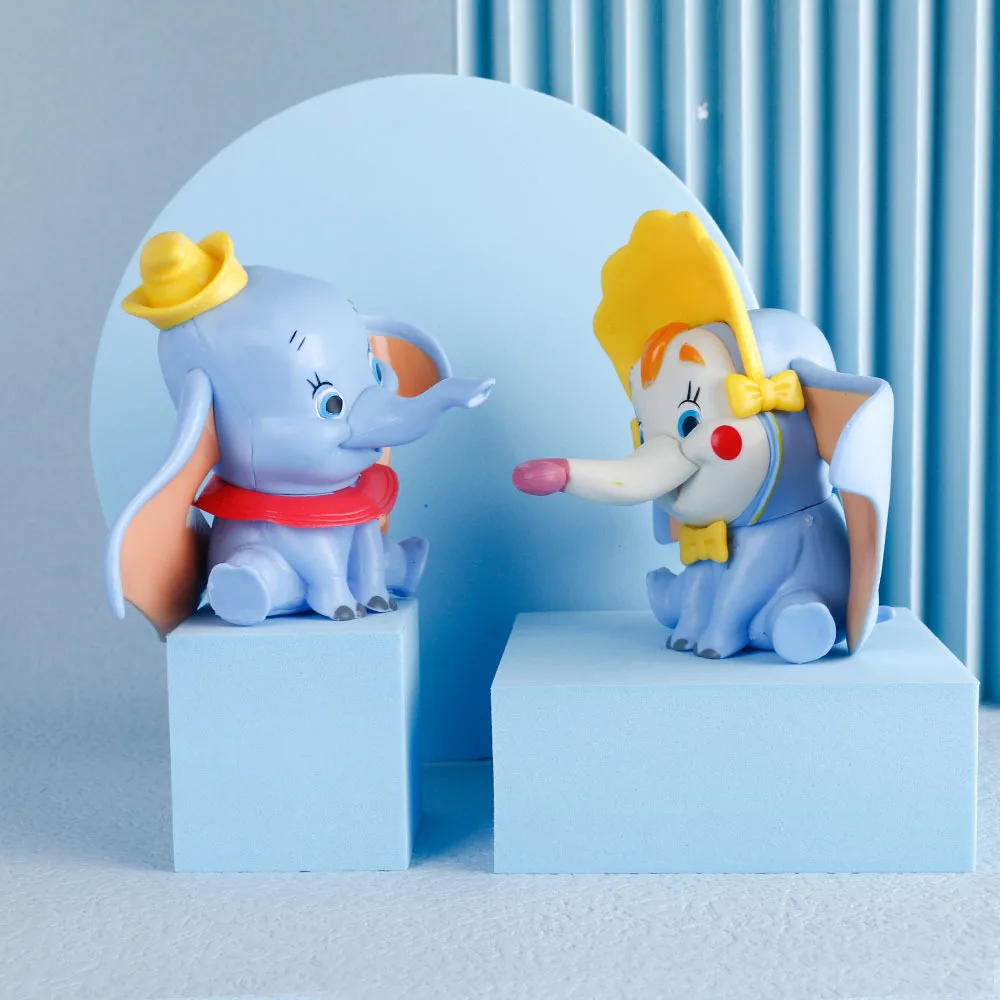 

Disney 9-10cm Cartoon Anime Figure Dumbo Elephant Pvc Action Figure Toys for Children Birthday Party Christmas Gifts