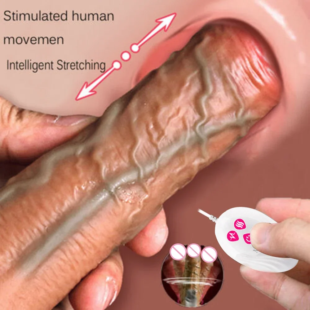Thrusting Rotation Dildo Vibrator Realistic Penis Gay Suction Cup Remote Control Masturbator Couple Big Dick for Women Sex Toys