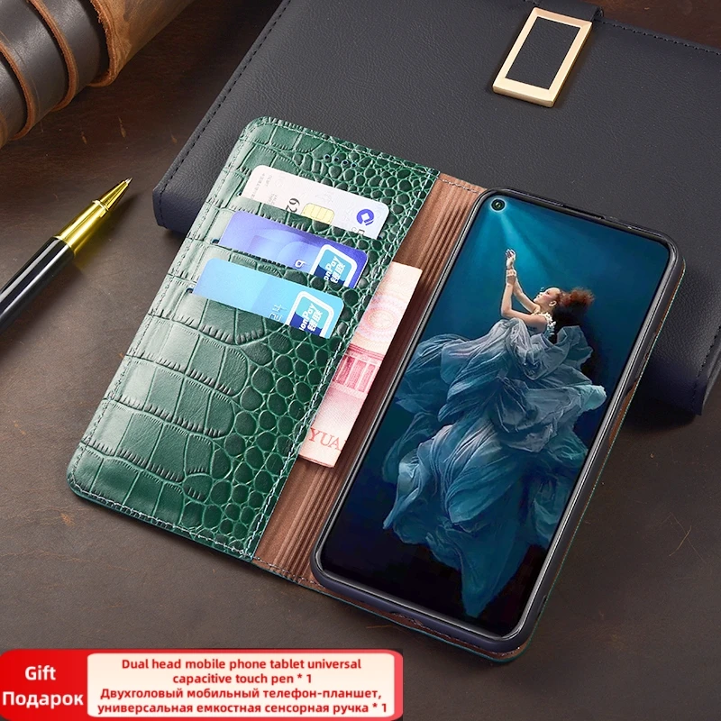 Luxury Leather Wallet Flip Cover - Book Style Phone Case