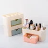Acrylic Cosmetic Organizer Desktop - Lipstick Holder Vanity Table Storage Box, Drawer Design Jewelry Skincare Tray for Girls 3