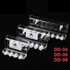 Red Starfish 4/6/8 Way Soft Tube Fixture Holder Aquarium Transparent Soft Hose Dosing Pump Soft Tube Rack Fish Tank Accessories 4