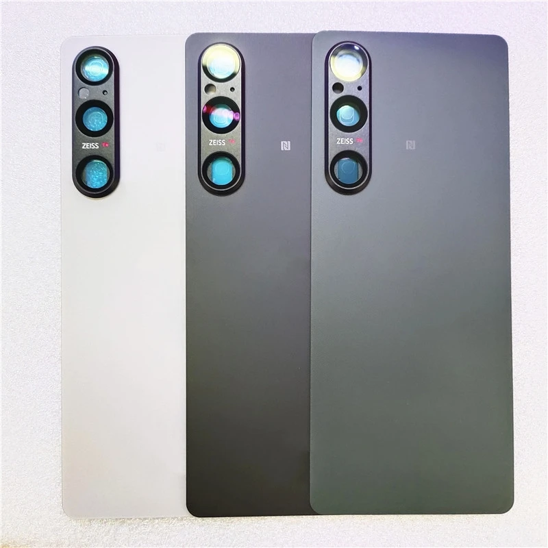 

Оригинальная Задняя стеклянная крышка для Sony Xperia 1 V, задняя крышка аккумулятора с объективом камеры, запасные части