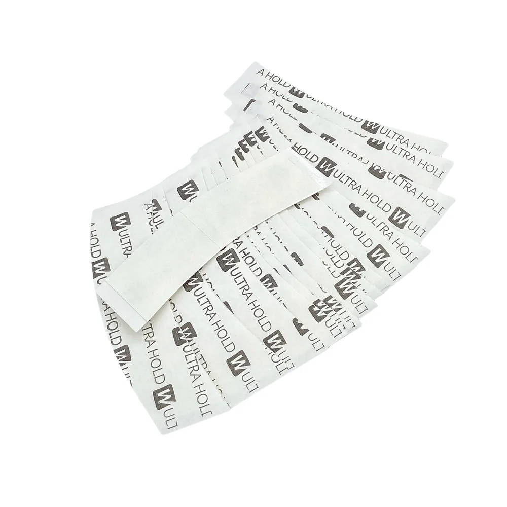 36 pieces 4 shape 7.6 cm* 2.2 cm White Ultra hold tape lace front tape arc double sided Tape for toupee wig adhesive Best Sellers In Hair Extensions & Wigs