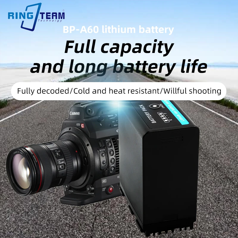 7000Mah 100.8Wh Bp-A60 Bp A60 Batterie Per Foto/Videocamera Per Canon Eos C200 C300 Markii C500 C700 C220B Ca-Cp200L C200 Pl
