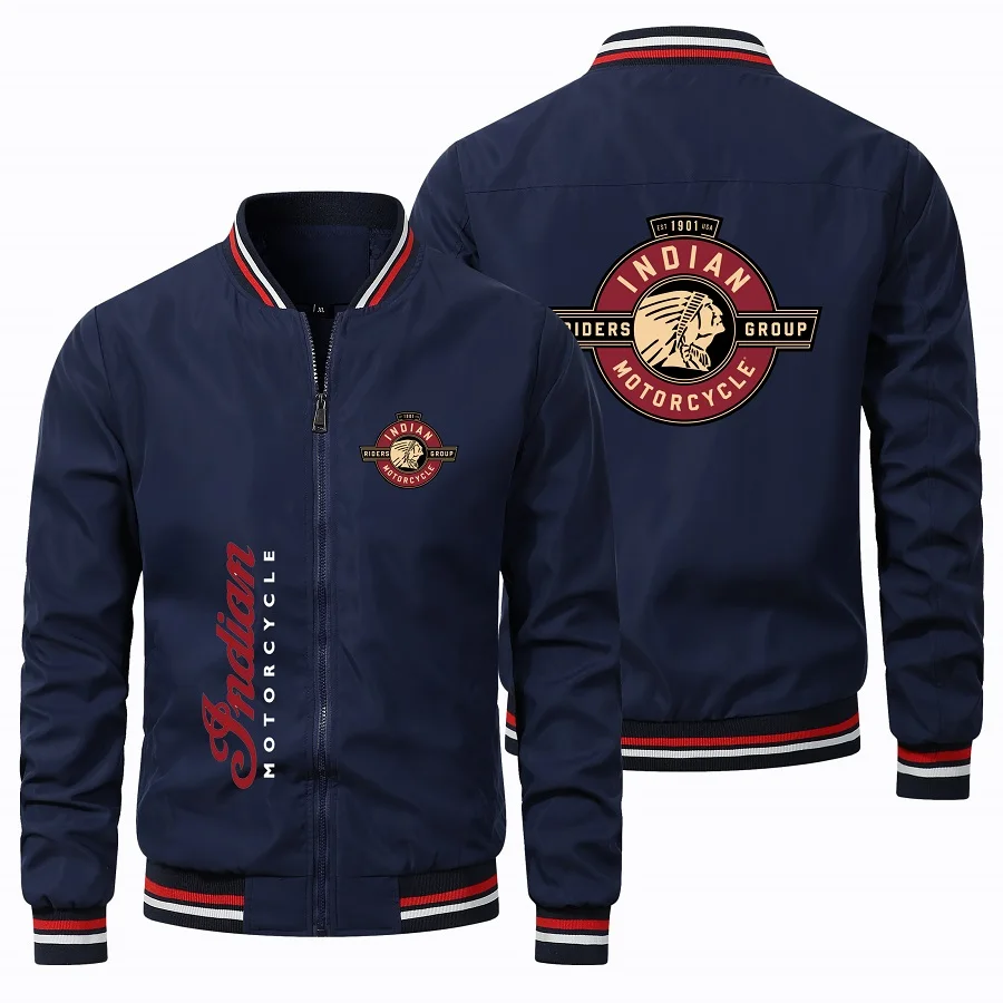 New Retro Motorcycle Jacket Outdoor Windbreaker Motorcycle Off road Racing Jacket Pilot Baseball Sports top