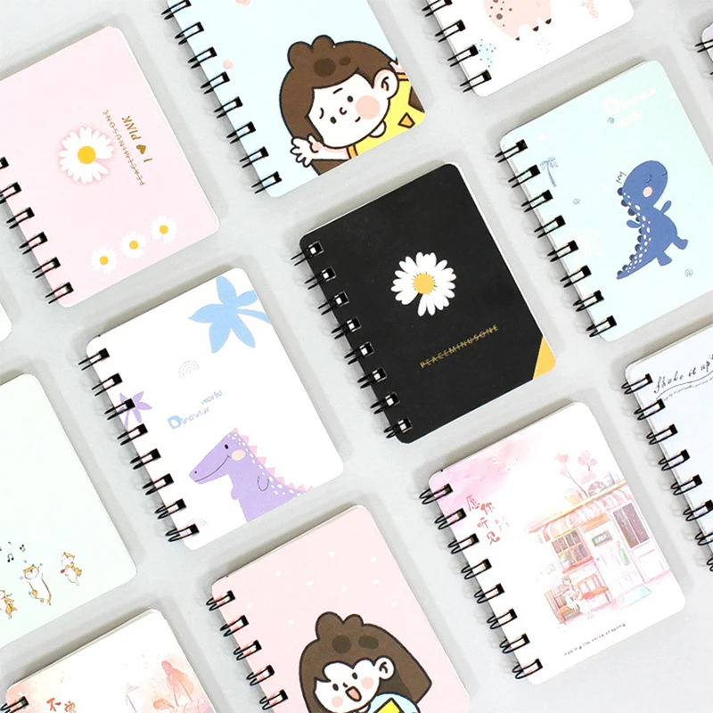 Mini loose-leaf notebook diary 75X105MM for student office notebook diary journal,notebook diary