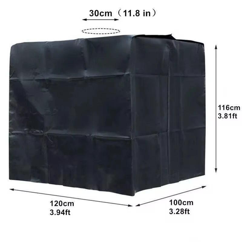 210D waterproof dust cover rainwater tank Oxford cloth UV protection cover garden box IBC container protective