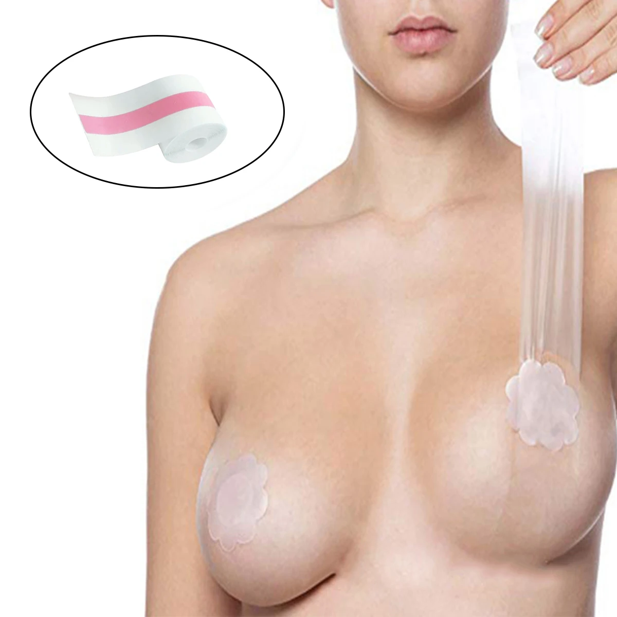 Рисунок 3 - Тонкий прозрачный поднимающий Бюстгальтер 5 см * 10 м